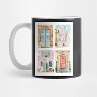 Four Doors in Paris Mug